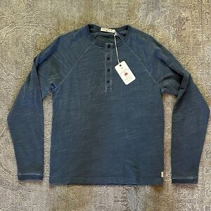 Agave Denim Blue Henley Shirt